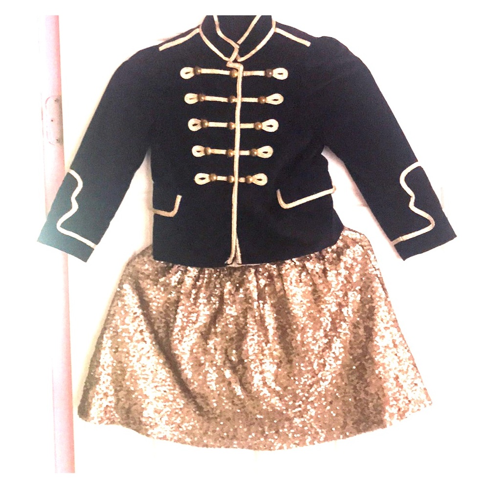 Girls Royal Velvet Jacket